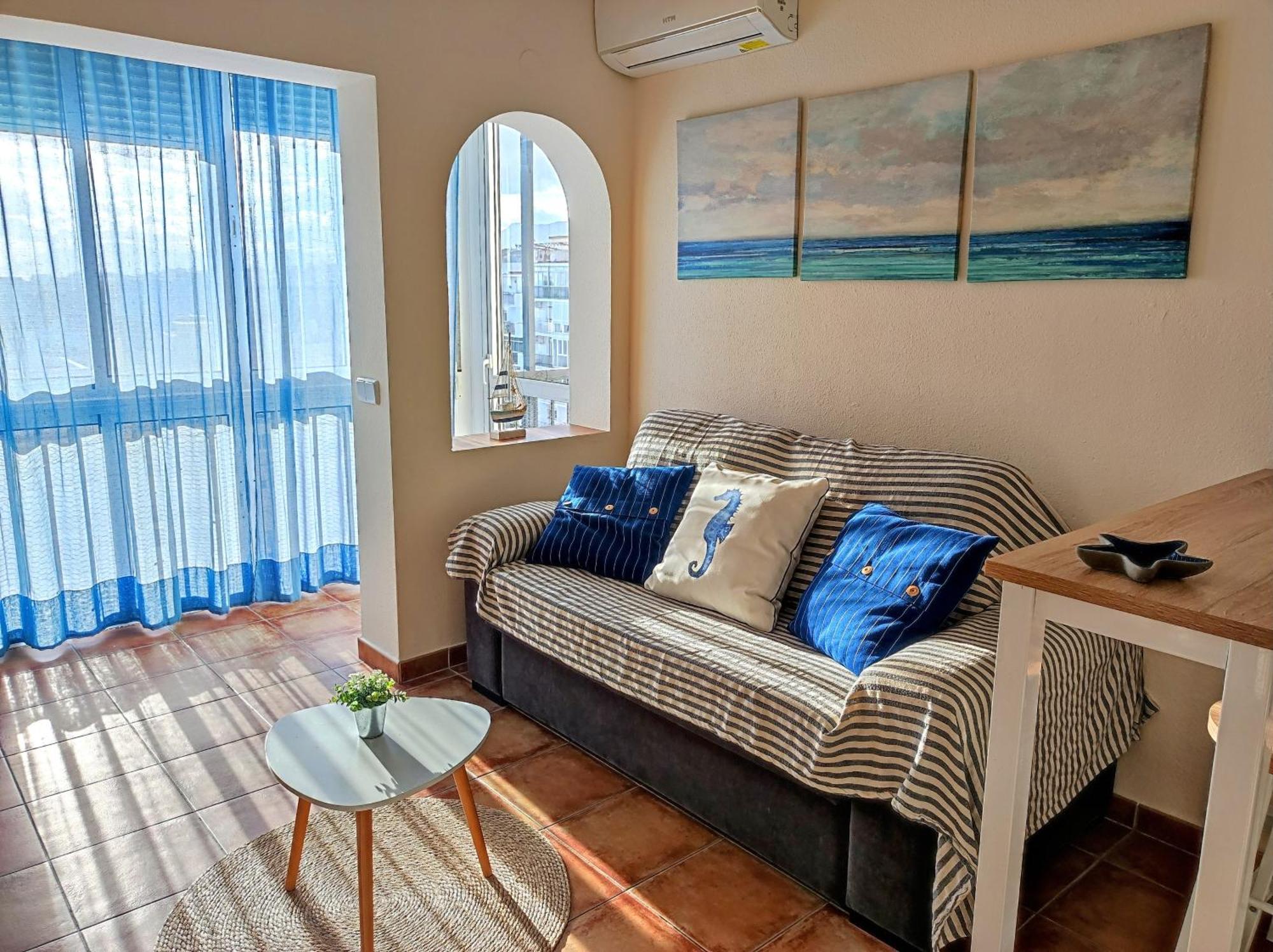 Apartamento Mar Azul, Primera Linea De Playa Sitio de Calahonda Luaran gambar